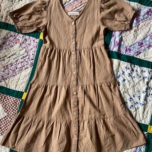 Little Cottonwood girl Pine dress